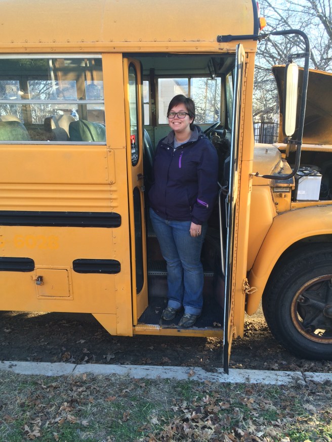 Me on the day I test drove the bus